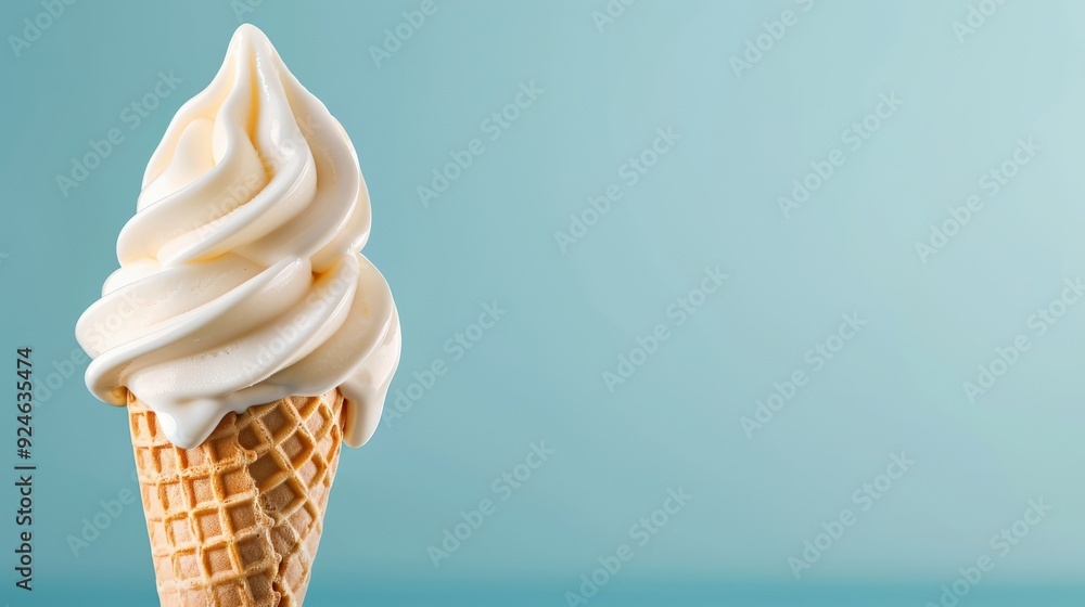 Ice cream dripping from a cone Ice cream dripping from a cone
