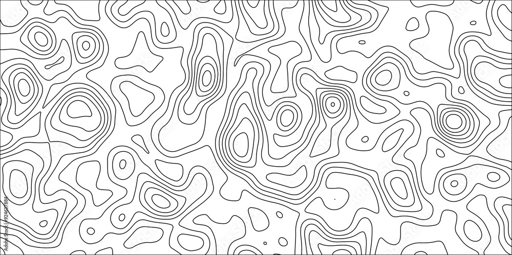 Contour map background. Stylized topographic contour map. Geography scheme and terrain. Topography grid map. Abstract lines or wavy backdrop background. Geographic line mountain relief. Contour map background. Stylized topographic contour map. Geography scheme and terrain. Topography grid map. Abstract lines or wavy backdrop background. Geographic line mountain relief.
