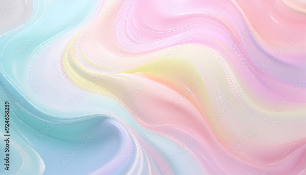 Soft pastel swirls in gentle colors create an abstract background for creative projects Soft pastel swirls in gentle colors create an abstract background for creative projects