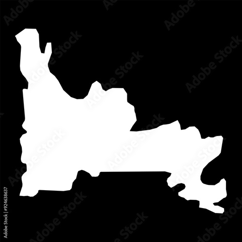 Ogun state map, administrative division of the country of Nigeria. Vector illustration. photo