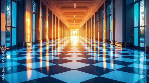 modern corridor