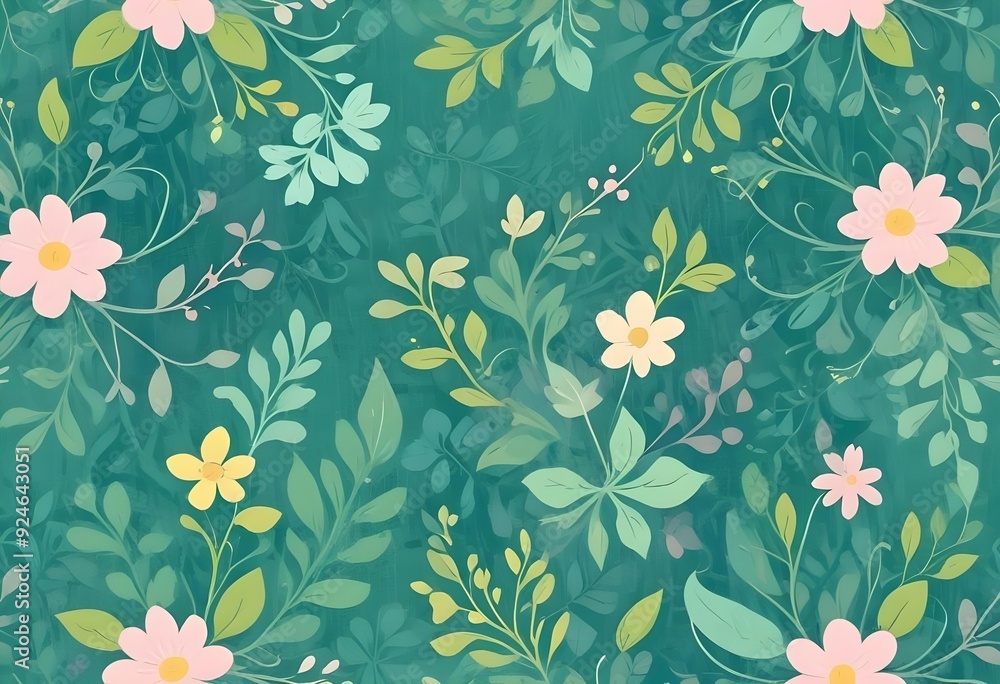 Floral seamless pattern Floral seamless pattern