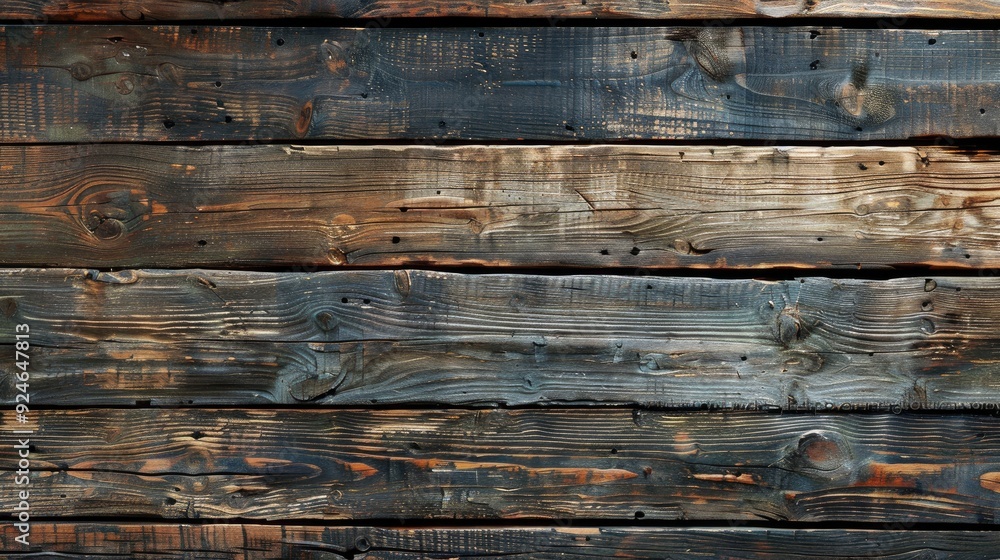 Close up top view of aged wooden planks Close up top view of aged wooden planks