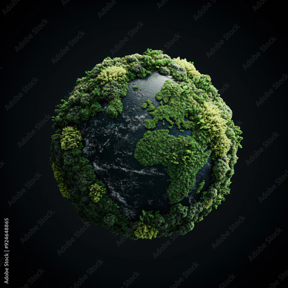 Green Earth Globe. Green Earth Globe.