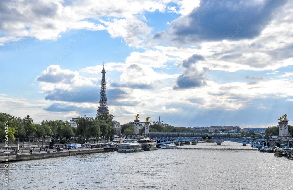 Fototapeta premium France. Paris. Views and attractions in summer