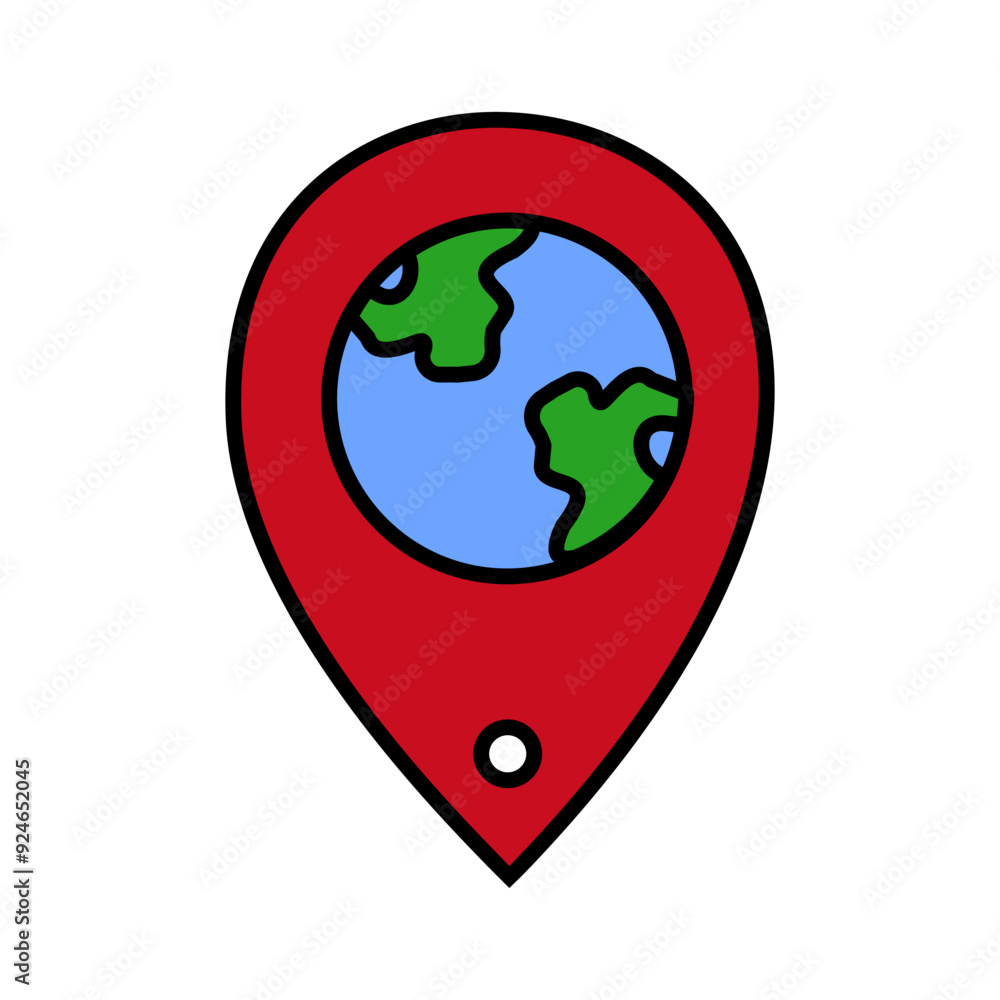Location icon vector. destination icon. map pin Location icon vector. destination icon. map pin