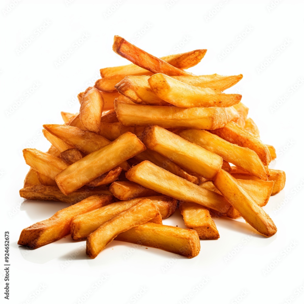 Crispy, golden-brown French fries made from the finest russet potatoes. Perfect as a side dish or snack. Satisfy cravings and delight taste buds with these irresistible fries. Crispy, golden-brown French fries made from the finest russet potatoes. Perfect as a side dish or snack. Satisfy cravings and delight taste buds with these irresistible fries.
