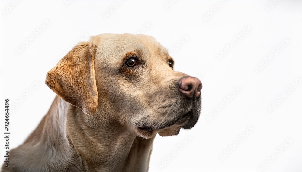 ラブラドールレトリバーのポートレート(Labrador Retriever portrait on white background)
ラブラドールレトリバーのポートレート(Labrador Retriever portrait on white background)