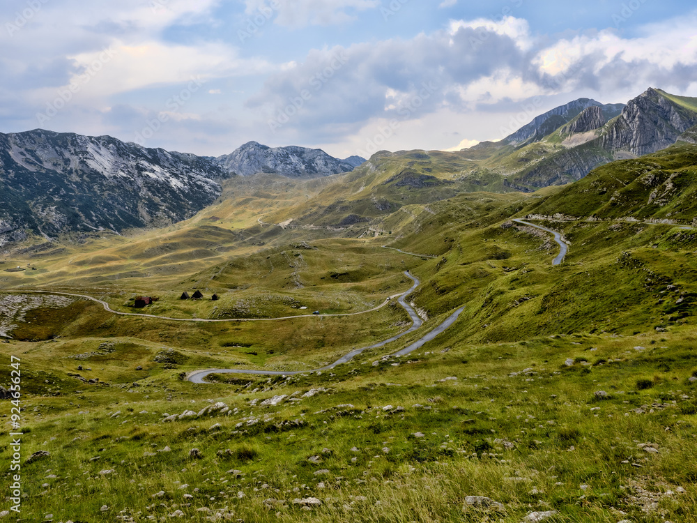 Beautiful mountains of Durmitor National Park in Montenegro