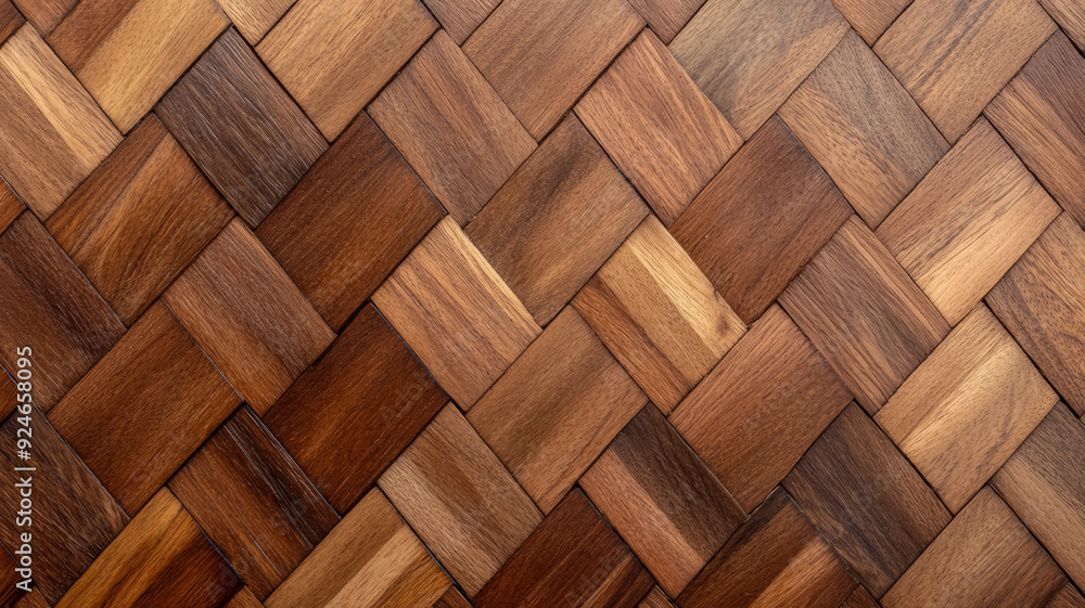 A background of herringbone wood floor with intricate interlocking patterns and a mix of light and dark wood tones creating a sophisticated look A background of herringbone wood floor with intricate interlocking patterns and a mix of light and dark wood tones creating a sophisticated look