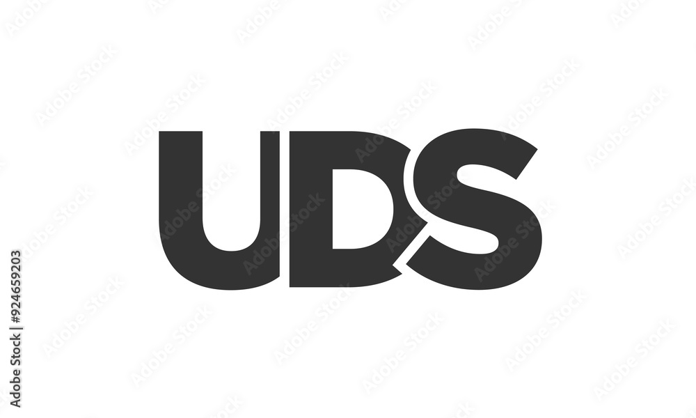 UDS logo design template with strong and modern bold text. Initial based vector logotype featuring simple and minimal typography. Trendy company identity. UDS logo design template with strong and modern bold text. Initial based vector logotype featuring simple and minimal typography. Trendy company identity.