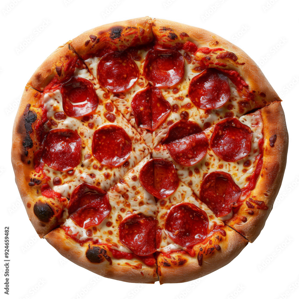 Pizza Pepperoni isolated on white background or transparent Pizza Pepperoni isolated on white background or transparent