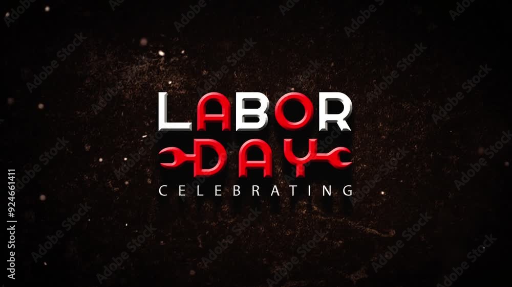 Suitable To Use For Labor Day Celebration, Happy Labor Day Greeting Animation Video, Celebrating Happy Labor Day, 3D Happy Labour Day Video, Stylish Happy Labor Day Text Suitable To Use For Labor Day Celebration, Happy Labor Day Greeting Animation Video, Celebrating Happy Labor Day, 3D Happy Labour Day Video, Stylish Happy Labor Day Text