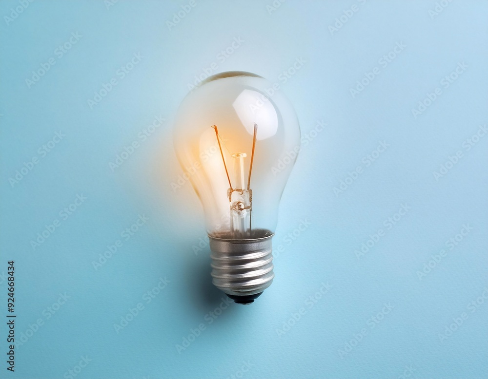 Creativity and Invention Symbolized by a Lightbulb Creativity and Invention Symbolized by a Lightbulb