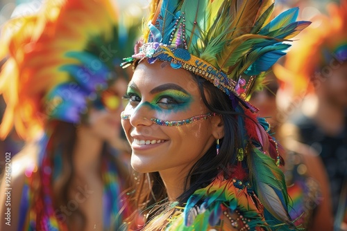 Vibrant Group Dressed as Iconic LGBTQ+ Figures at Pride Parade Celebration.