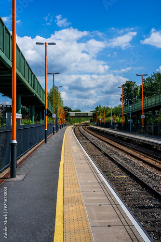 British Railways network rail passenger commuter suburban rural railway station England UK