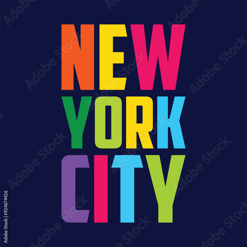 New York City Typography Kids T-Shirt, Stamp, tee print,label clothing, jeans, or other printing products Design Vector illustration By Design For You