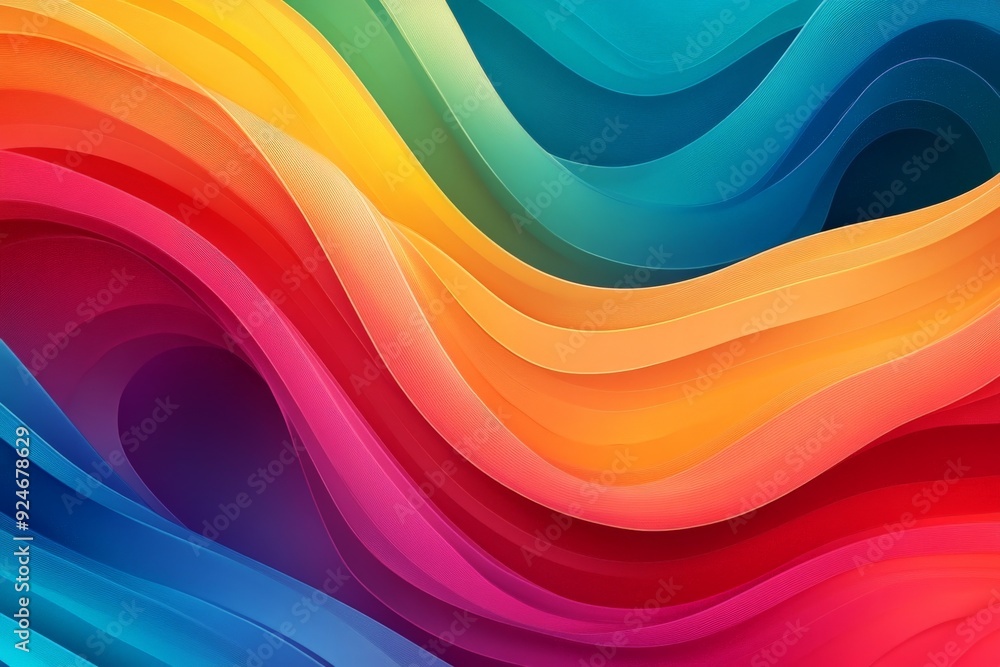 colorful wave curves background colorful wave curves background