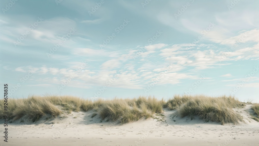 A tranquil beach scene showcasing golden sand dunes adorned with lush grasses under a vast sky, inviting peace and reflection on nature's beauty and simplicity in life. A tranquil beach scene showcasing golden sand dunes adorned with lush grasses under a vast sky, inviting peace and reflection on nature's beauty and simplicity in life.