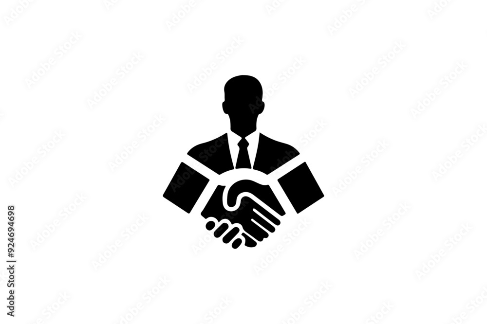 Hand silhouette vector illustration. Hand silhouette vector illustration.