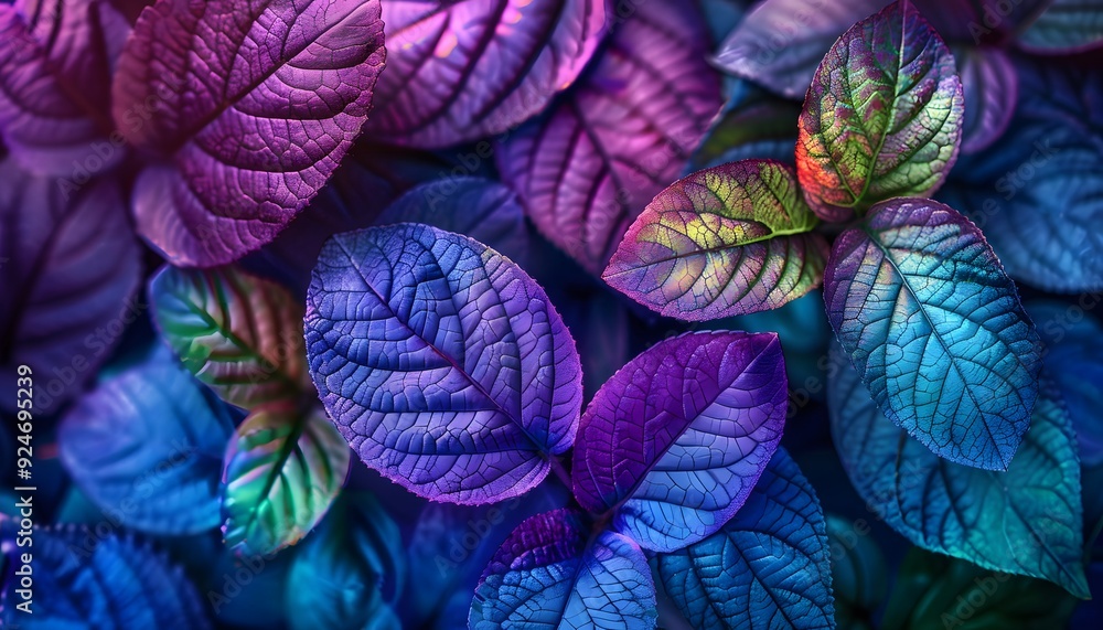 Close-up of colorful leaves, showcasing nature�s beauty. Close-up of colorful leaves, showcasing nature�s beauty.