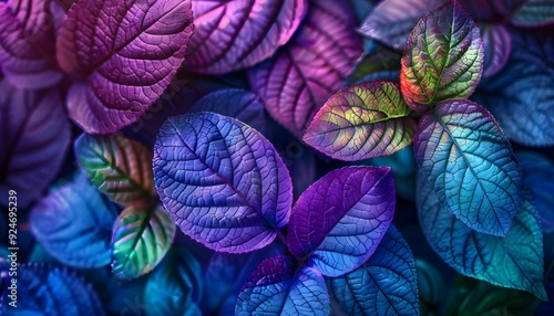 Wallpaper Mural Close-up of colorful leaves, showcasing nature�s beauty. Torontodigital.ca