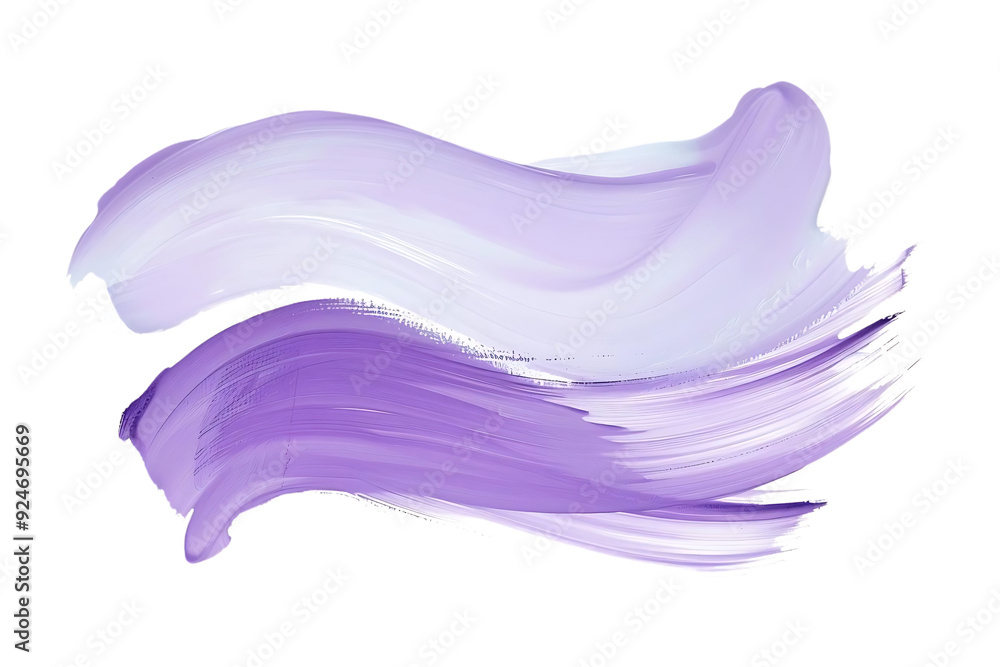Abstract Purple and White Paint Brush Strokes with a Transparent Background Abstract Purple and White Paint Brush Strokes with a Transparent Background
