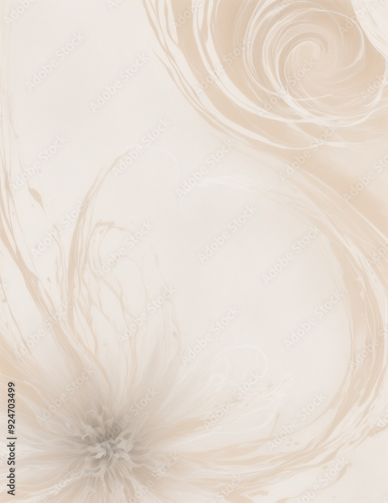 abstract background - abstract light brown waves background - Generative AI abstract background - abstract light brown waves background - Generative AI