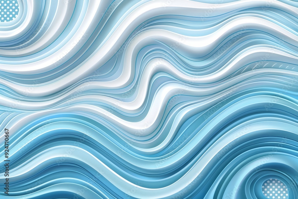 Abstract Blue Wavy Lines Texture. Modern Background with Elegant Curl, Smooth Minimalistic Design Abstract Blue Wavy Lines Texture. Modern Background with Elegant Curl, Smooth Minimalistic Design
