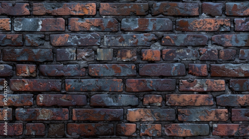Fototapeta premium Background image featuring an aged brick wall
