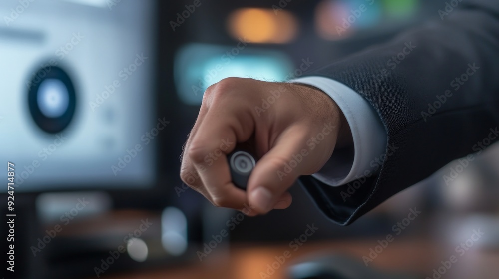 Close Up of a Businessman's Hand Holding a Pen Close Up of a Businessman's Hand Holding a Pen