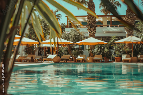Obraz na płótnie Beach Club Pool