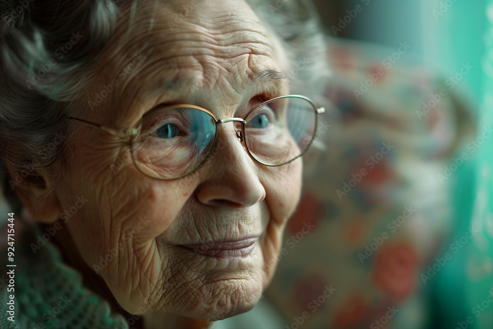 Nurse hospital health services, smiling nurse caring for the aged granny grandpa, Generative AI picture Nurse hospital health services, smiling nurse caring for the aged granny grandpa, Generative AI picture