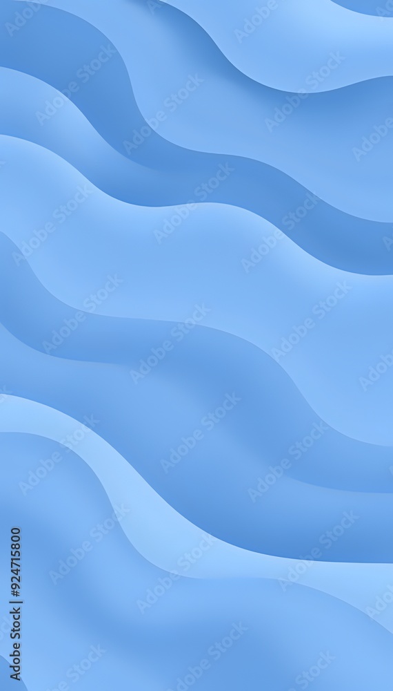 Abstract 3d Pastel blue wavy background with depth. Illustration, Book Cover, Backdrop, Wallpaper. Abstract 3d Pastel blue wavy background with depth. Illustration, Book Cover, Backdrop, Wallpaper.