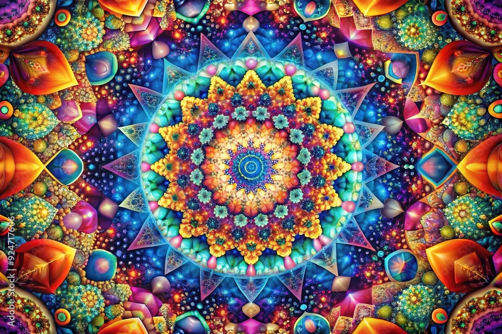 Psychedelic Kaleidoscopic Dream: Vibrant colors, geometric patterns, mind-bending illusions, surreal textures, trippy effects Psychedelic Kaleidoscopic Dream: Vibrant colors, geometric patterns, mind-bending illusions, surreal textures, trippy effects