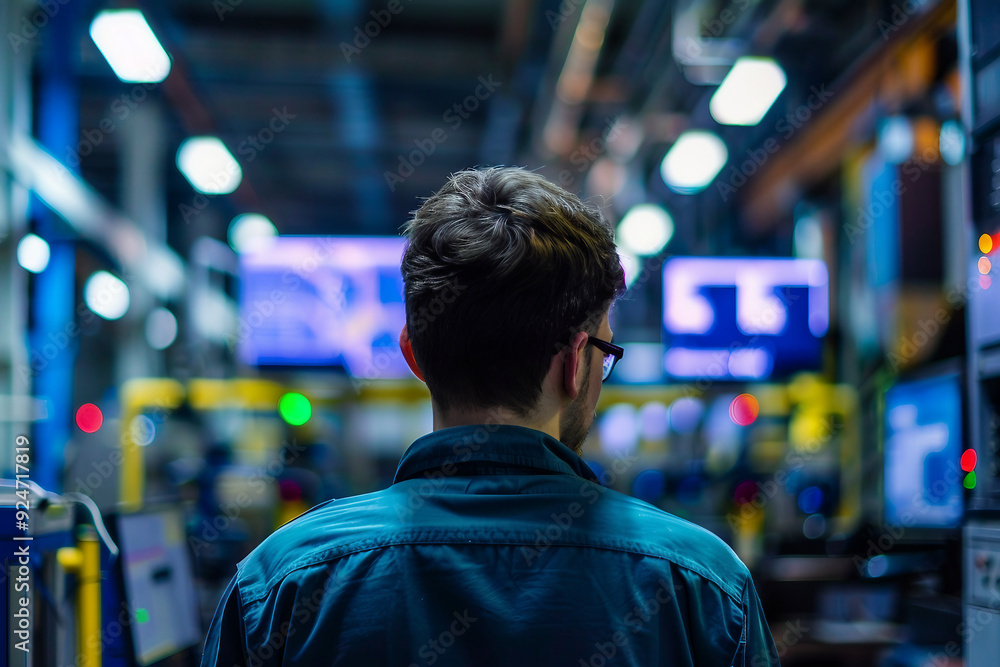 Skilled worker at the enterprise industry generative AI Skilled worker at the enterprise industry generative AI