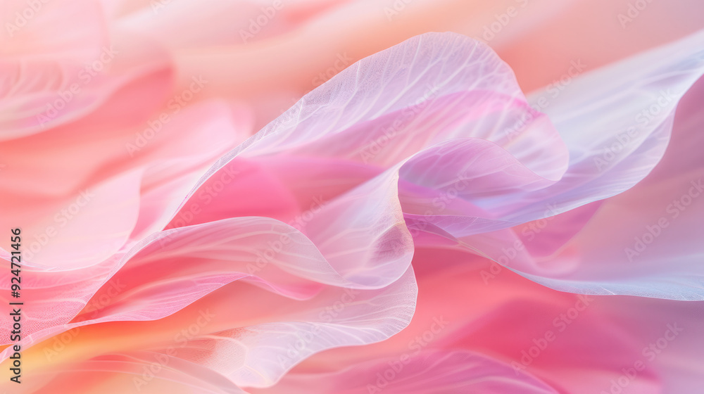 Fototapeta premium Freesia Petals Through X-Ray