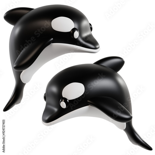 Graceful Orca Duo