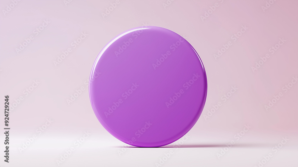 Obraz premium 3d purple circle