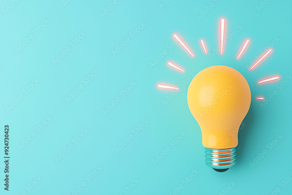 Lightbulb with vibrant spark and electrifying ideas Lightbulb with vibrant spark and electrifying ideas
