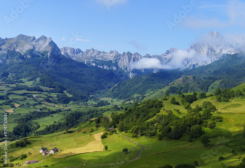 Lescun Cirque. The circus of Lescun is located in the valley of Aspe, France.
