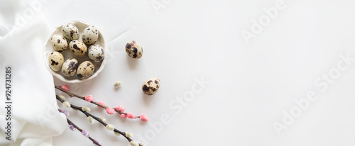 Wallpaper Mural Easter background with copy space. White interior. Torontodigital.ca