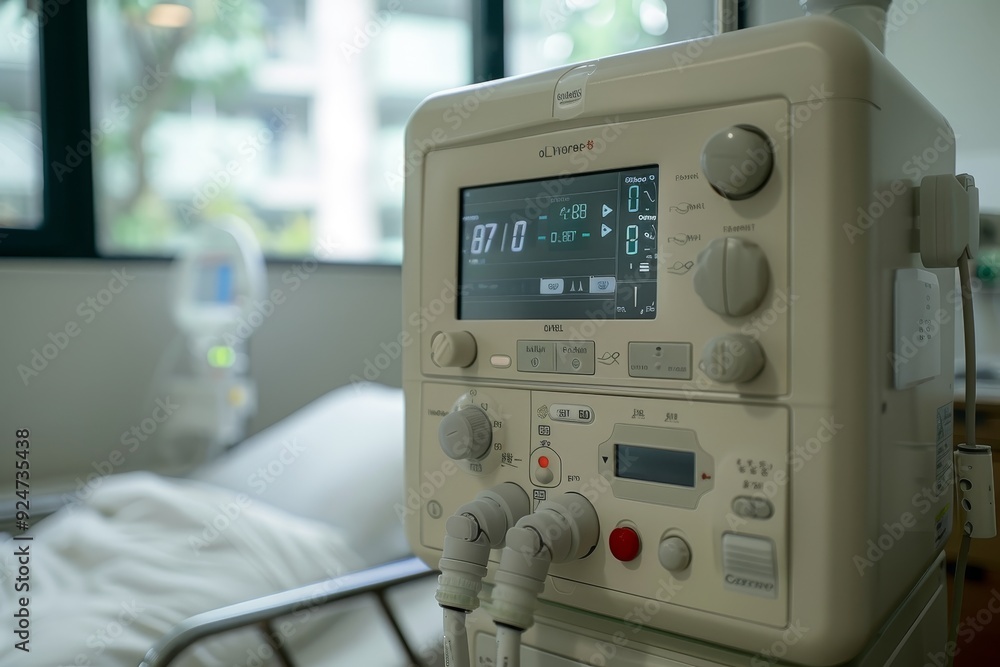 Fototapeta premium Close-up of Ozone Therapy Machine Highlighting Therapeutic Process