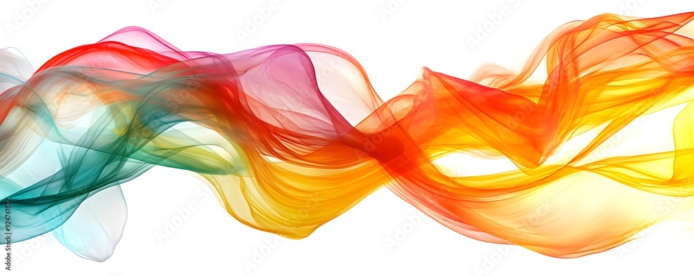 Mesmerizing Fluid Waves of Vibrant Gradient Colors and Flowing Motion Mesmerizing Fluid Waves of Vibrant Gradient Colors and Flowing Motion