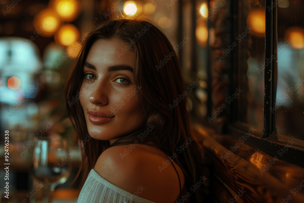 Luxury candlelight dinner setup for couple on Valentine day Romantic date anniversary, Generative AI Luxury candlelight dinner setup for couple on Valentine day Romantic date anniversary, Generative AI