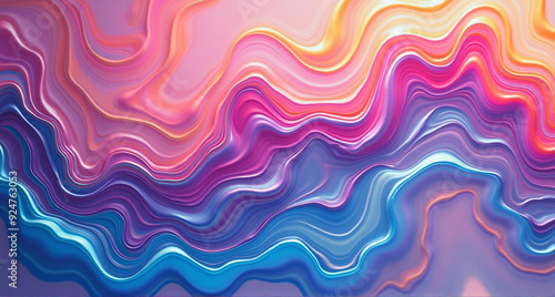 abstract background with waves