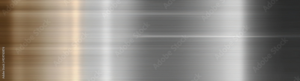 Texture of metallic gradient steel shiny background silver gold color. AI generated. Texture of metallic gradient steel shiny background silver gold color. AI generated.