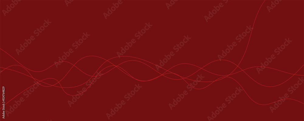 Abstract red wavy background Abstract red wavy background