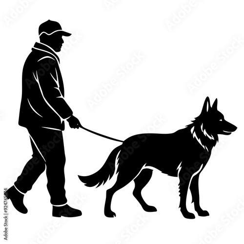 German Shepherd dog svg