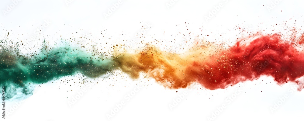 Vibrant Colorful Powder Explosion Abstract Art Vibrant Colorful Powder Explosion Abstract Art